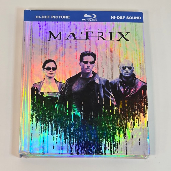 The Matrix Blu-ray DigiBook Hi-Def Sound Holographic 10th Case Sci-Fi Action - Picture 1 of 6